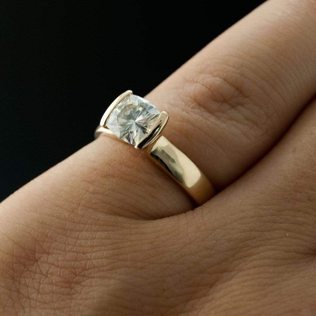 Art Deco 1-Carat Diamond Halo Ring — Isadoras Antique Jewelry